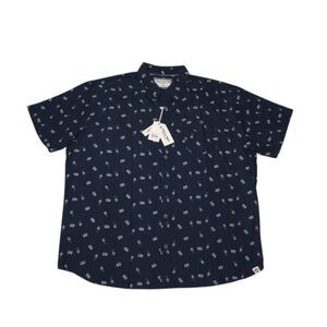 Free Planet Men's 3XL Shirt NEW WITH TAGS‎ Pineapples Flowers Button Up